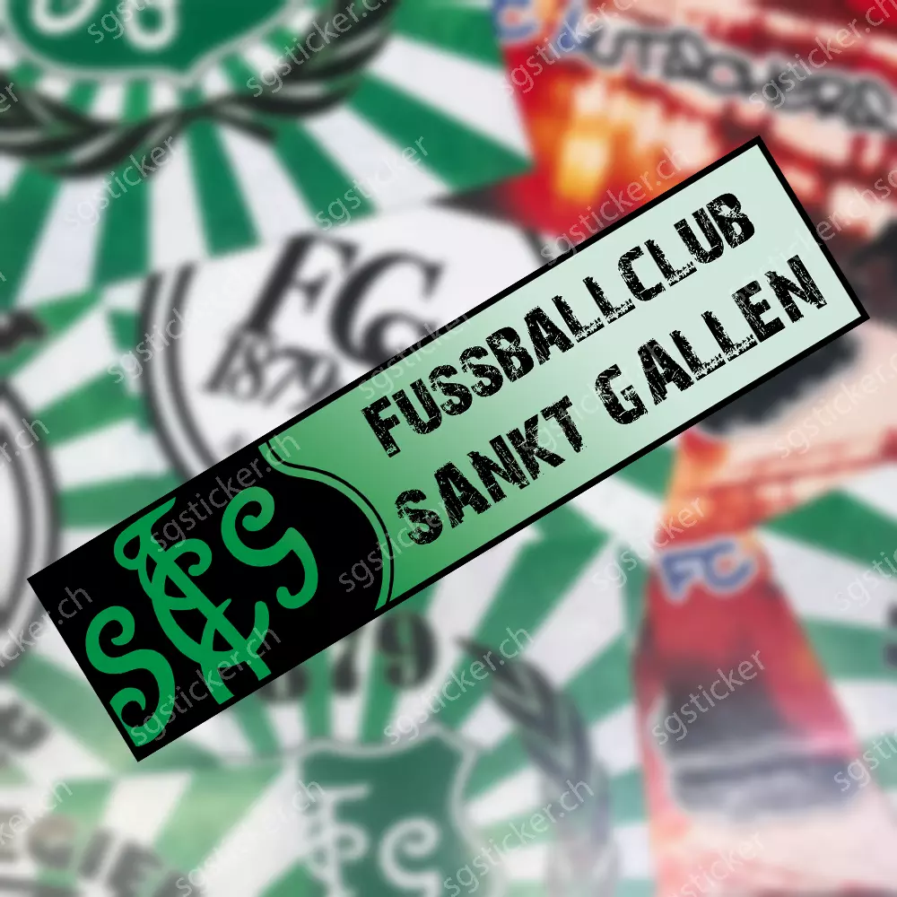 Sankt Gallen 20x5cm SG Sticker